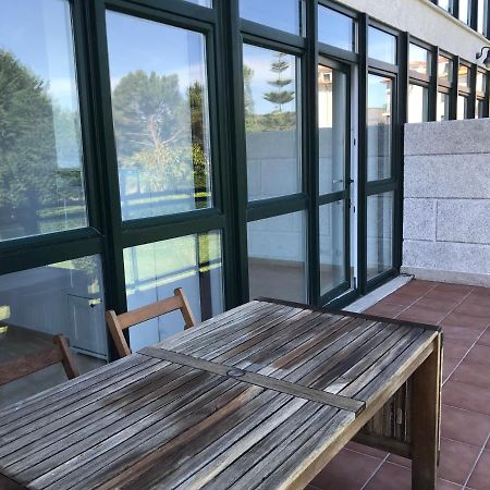 Apartamento con terraza primera linea de playa Finisterre Esterno foto